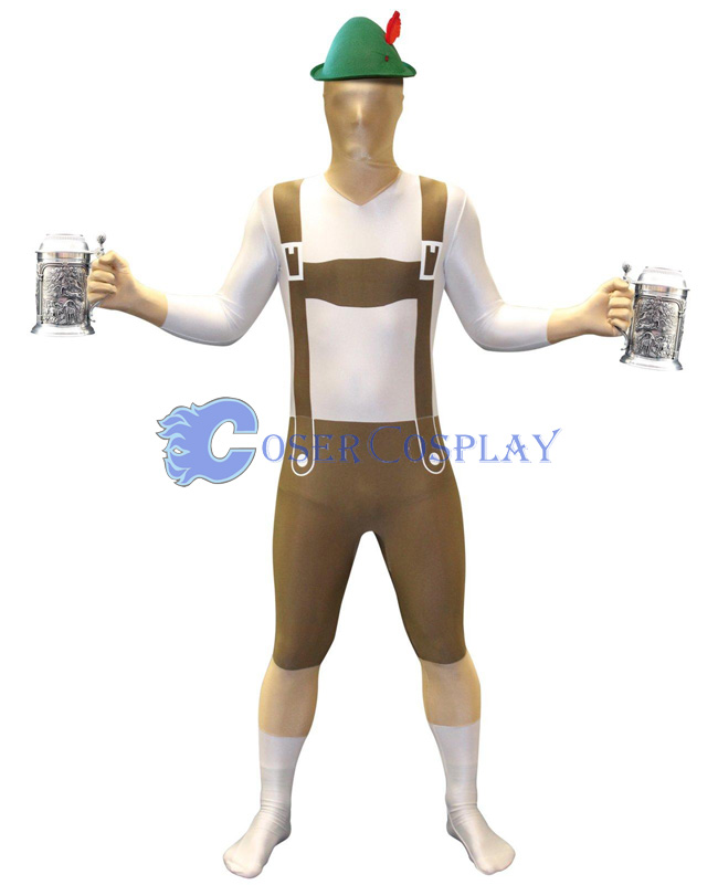 Overalls Full Body Zentai Morphsuit